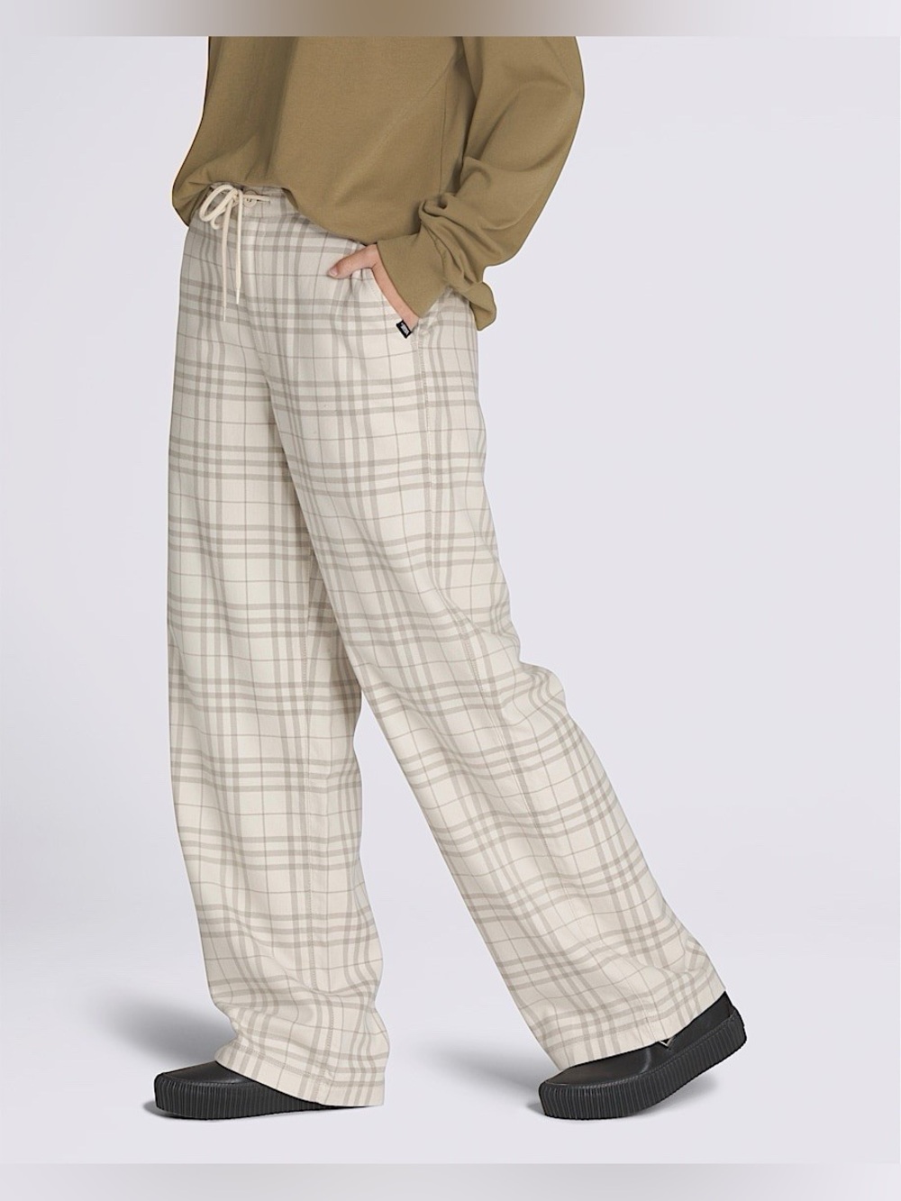 VANS Cyrus Plaid Womens Pants, Size xs *NWT*